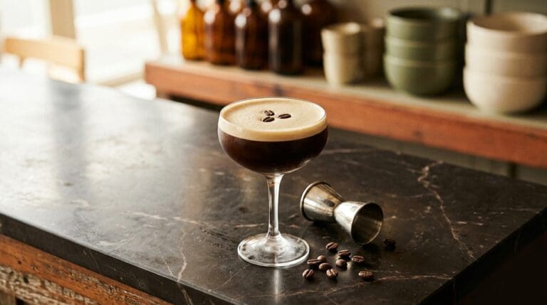 Espresso Martini. Food & Drinks recipe photo.