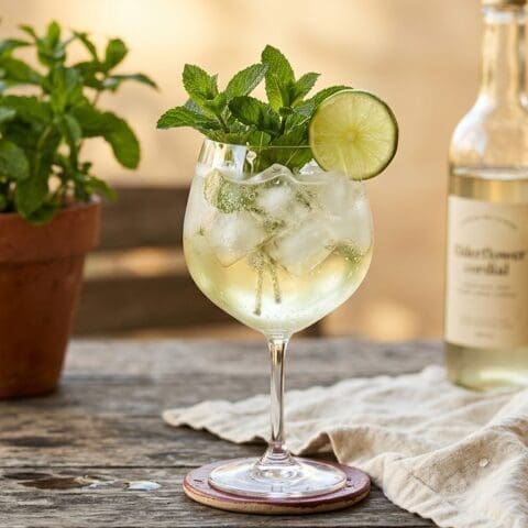 The Hugo Spritz. Food & Drinks recipe photo.