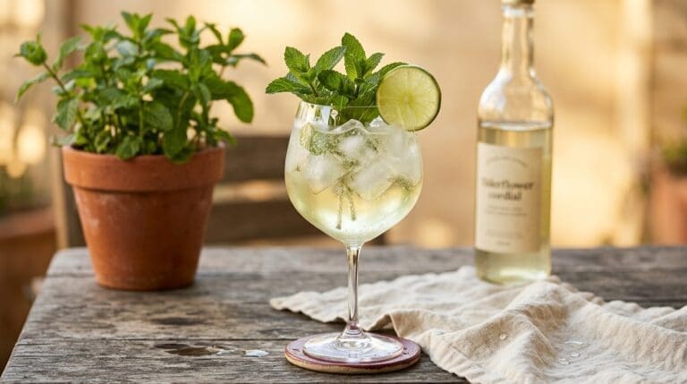 The Hugo Spritz. Food & Drinks recipe photo.