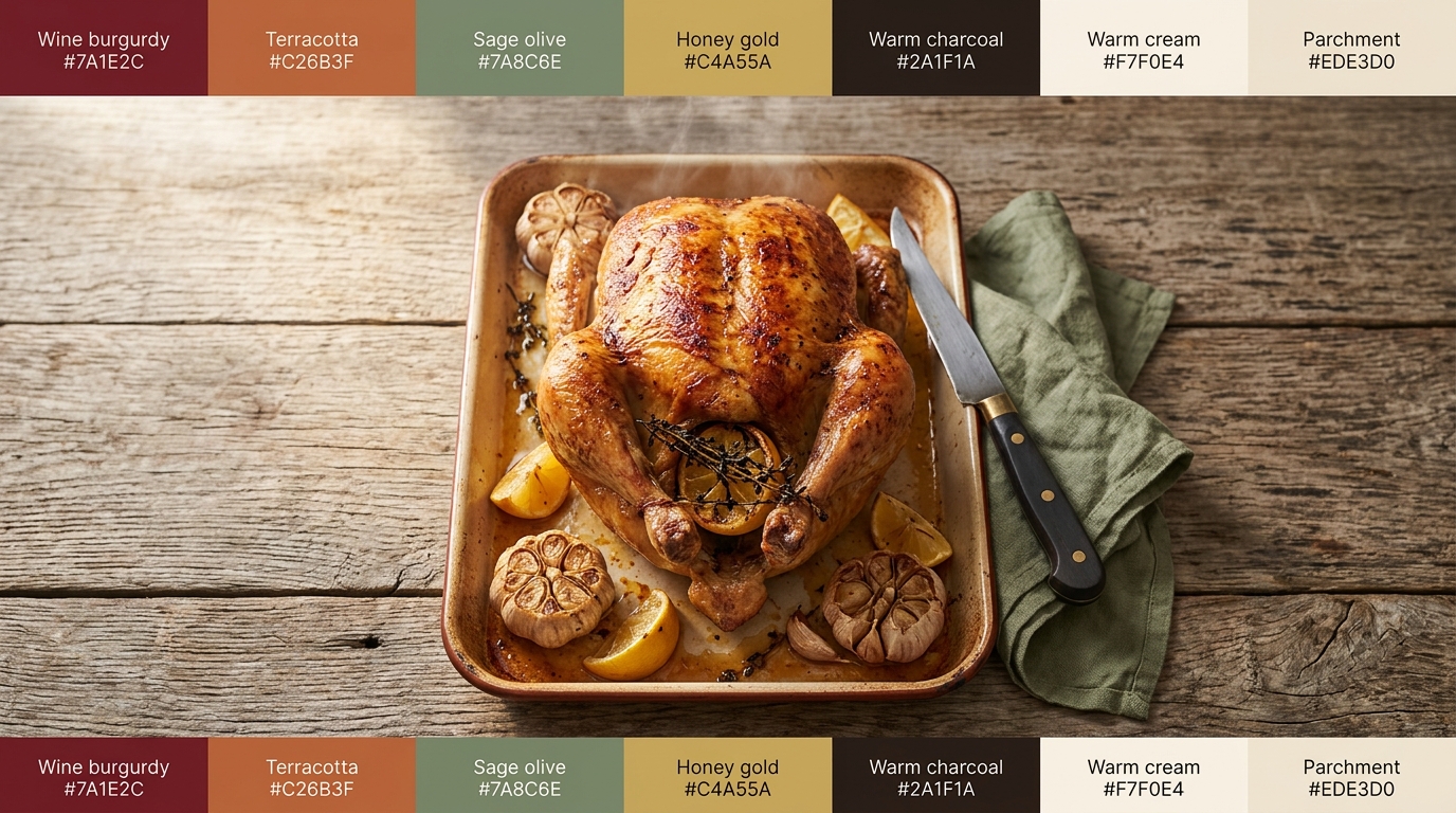 Sunday roast chicken