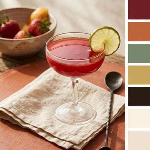 The Strawberry Daiquiri, done properly cocktail variation of The Daiquiri. Food & Drinks recipe photo.