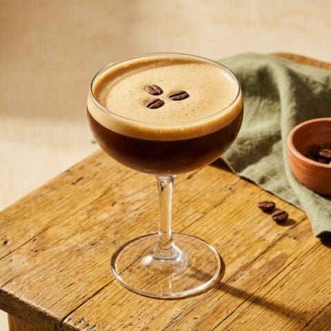Dirty Espresso Martini cocktail variation of Espresso Martini. Food & Drinks recipe photo.