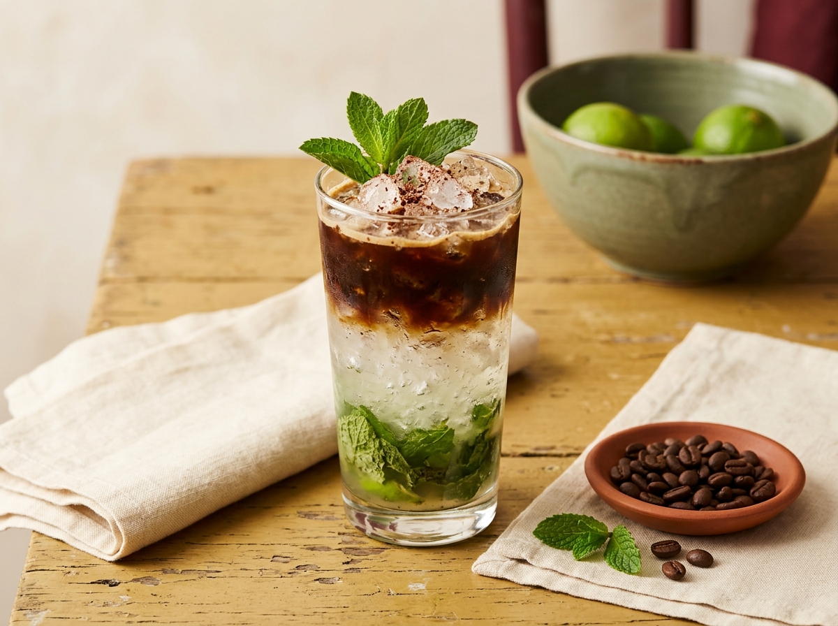 The Cuban Breakfast Mojito cocktail variation of The Mojito. Food & Drinks recipe photo.