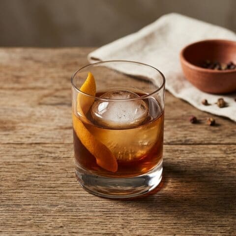 Rye Old Fashioned cocktail variation of The Old Fashioned. Food & Drinks recipe photo.