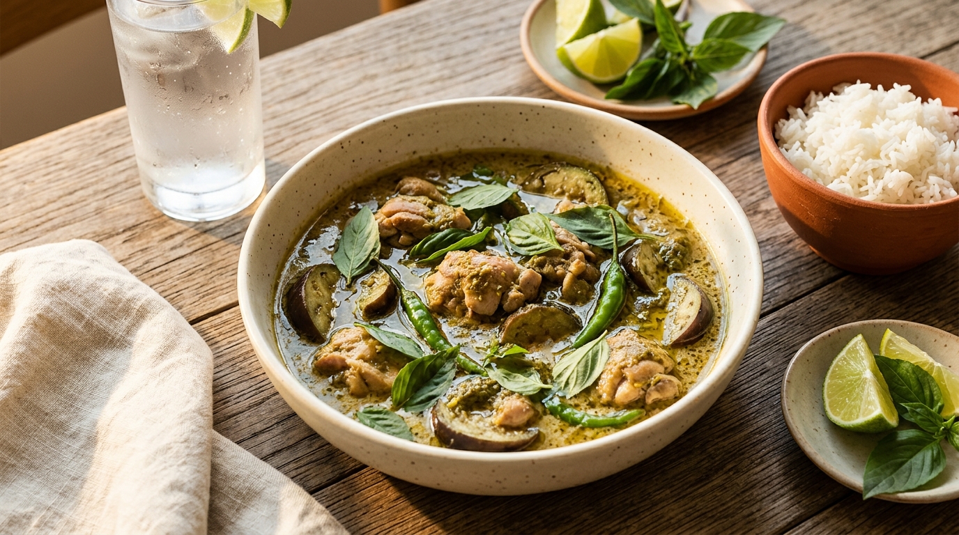 Thai green curry